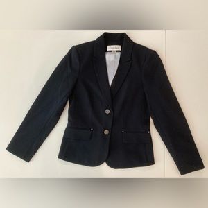 Like-new Black Calvin Klein Blazer Suit Jacket - Size 4P